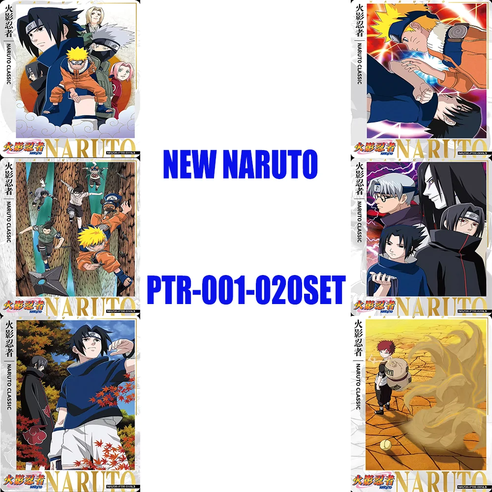 Authorised Edition Kayou Naruto Shippuden Anime Cards Latest PTR Series Multi-character painting Collection Card Flash TCG Card