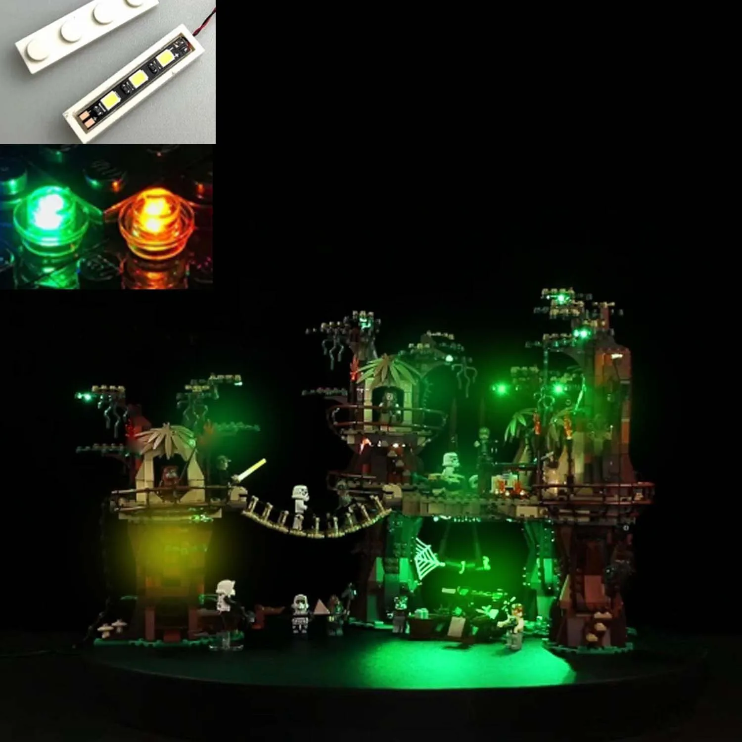 USB Lights Compatible with Lego 10236 Ewok Village Blocks Bricks (NOT INCLUDE Lego Bricks)