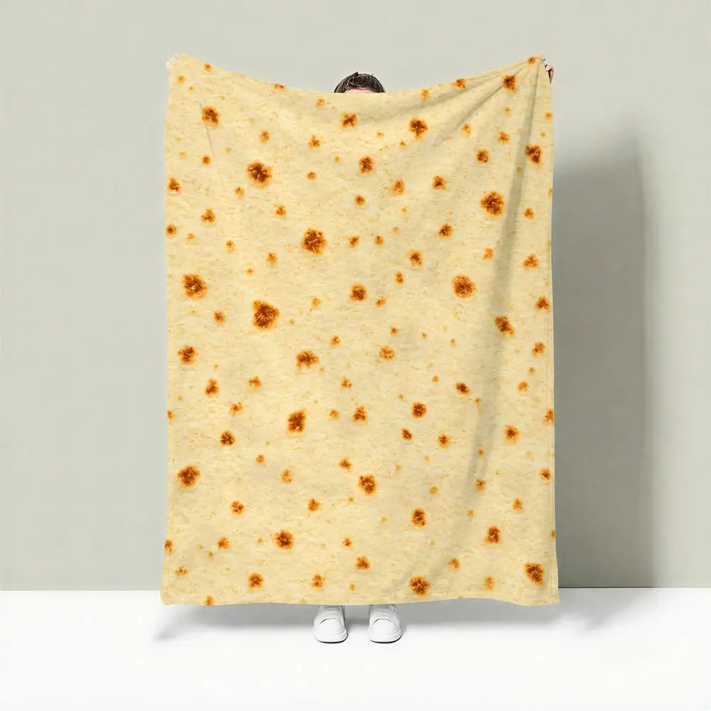 VintageSpeckleTexture Throw Lightweight 240g Flannel Blanket Soft Skin-friendly for Summer Cooling