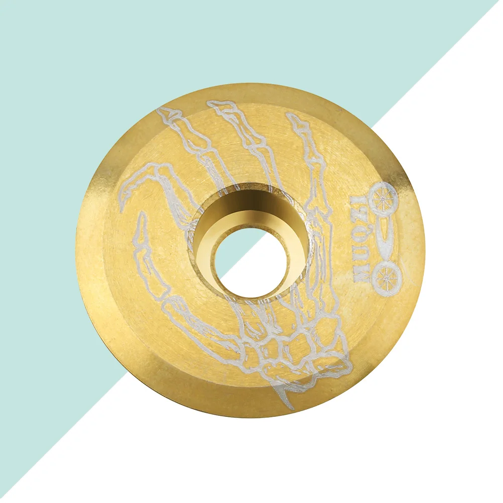 

Titanium Alloy Headset Cap for 1 inch Stem Light Weight Durable Bike Fork Cover Mountain Road Bicycles Accessories