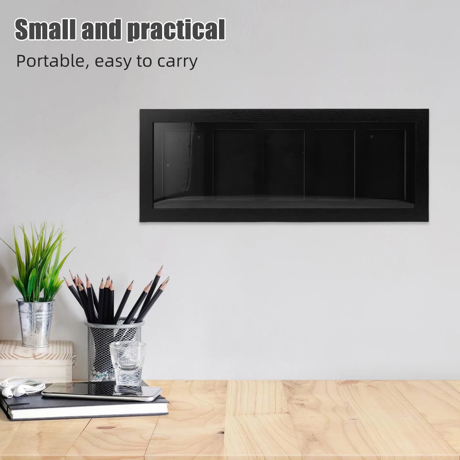 

Настенная рамка-витрина на 2 ячейки для игровых карт, 9.6x8.2x1.2 дюйма, держатель для коллекционных карт (бейсбол, баскетбол, футбол, хоккей)