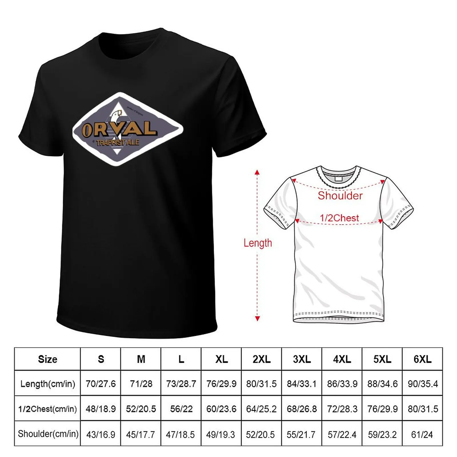 Camiseta ORVAL, camiseta personalizada, camiseta personalizada, camisetas divertidas para hombre