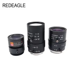 CS 마운트 보안 카메라용 가변 초점 줌 수동 렌즈, 650nm 필터 CCTV 렌즈, HD 3MP 4mm 고정 초점 5-50mm 2.8-12mm