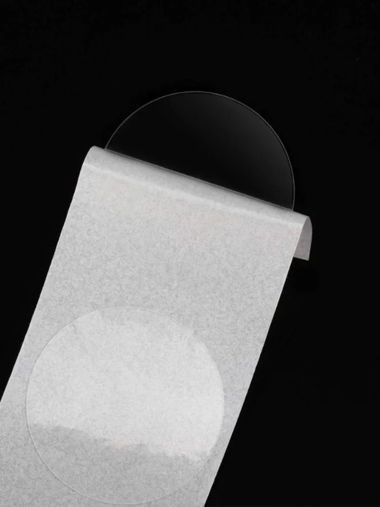 500 pieces/roll of transparent circular sealing labels gift box packaging stickers decorative sealing stickers 20/25/30/38/50mm