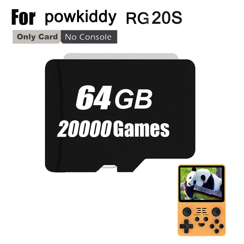 وحدة تحكم ألعاب محمولة باليد من PowKiddy ، بطاقة Mamory RGB20S ، بطاقة Sd ، بطاقة Tf ، ألعاب PSP ، 500 في 1 ، آلة ، ألعاب كلاسيكية ، 256G ، 900 ، 500 في 1