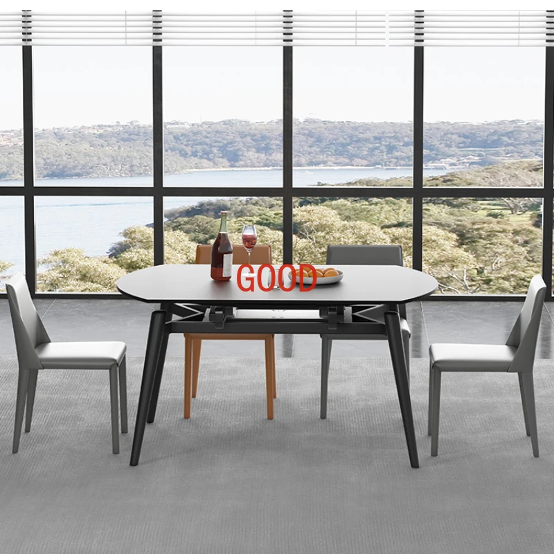 Nordic Round Coffee Dining Tables Kitchen Luxury Wood Dining Table Modern Minimalist Tavoli Da Pranzo Home Furniture ZT50DT