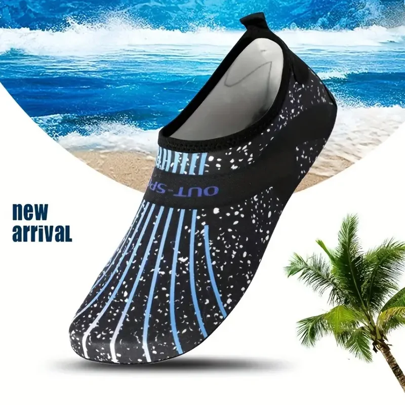 One Pair Anti-Slip Water Shoes for Men,Women,and Kids Soft Beach Swimming Beach Shoes Ideal for Fitness,Yoga,Dance,Surfin Shoes