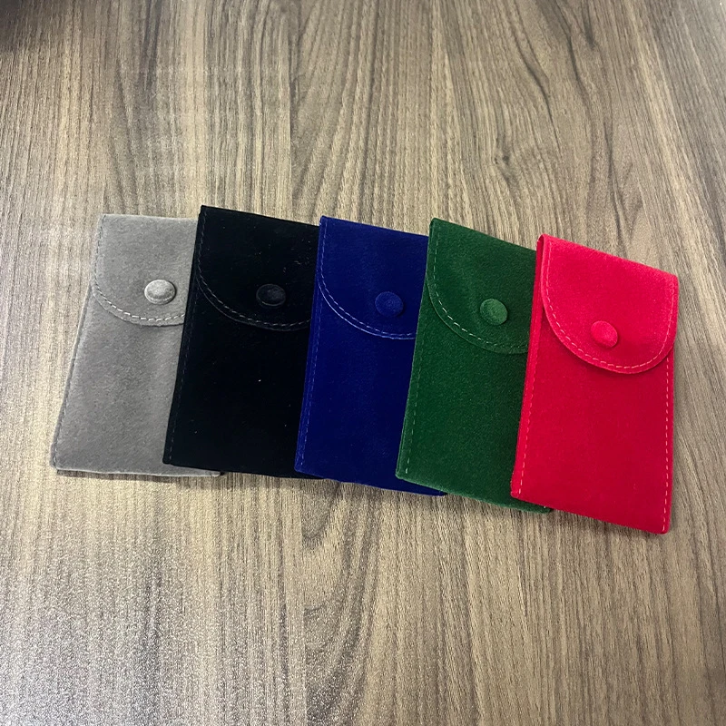 Portable Flannelette Dust Protect Watch Storage Bag Snap Watch Protection Bag New Watch Boxes Case Watches Pouch Gift Packaging