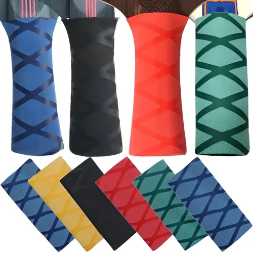 Cinta de mango para raquetas de tenis de mesa, empuñaduras de Ping Pong termorretráctiles, banda para el sudor, agarre cómodo, accesorios para tenis de mesa, 2/1 Uds.