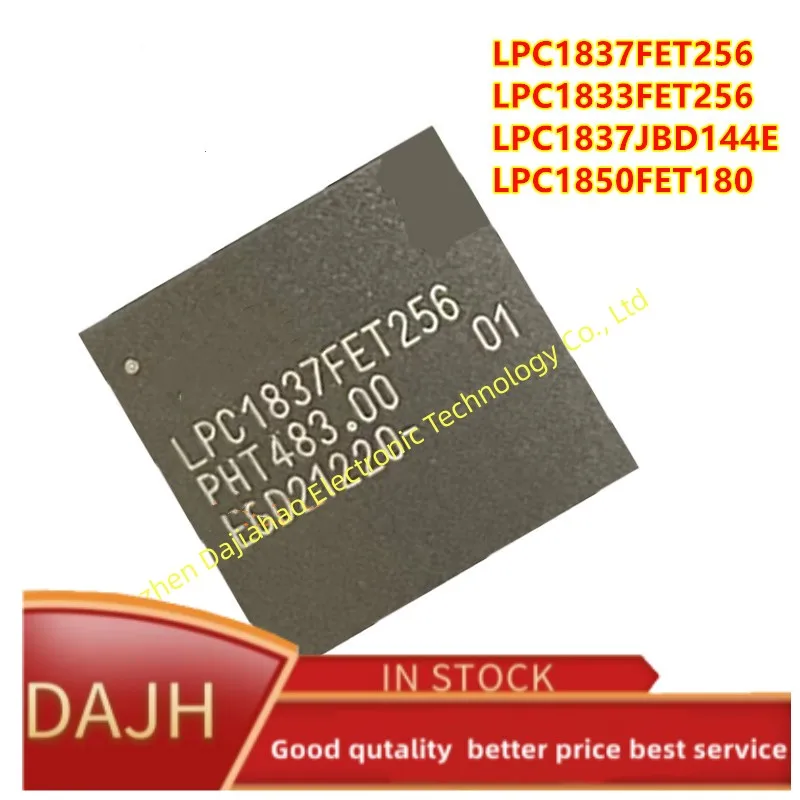 

1 шт./партия LPC1837FET256 LPC1833FET256 LPC1837JBD144E LPC1850FET180 BGA ic chips в наличии