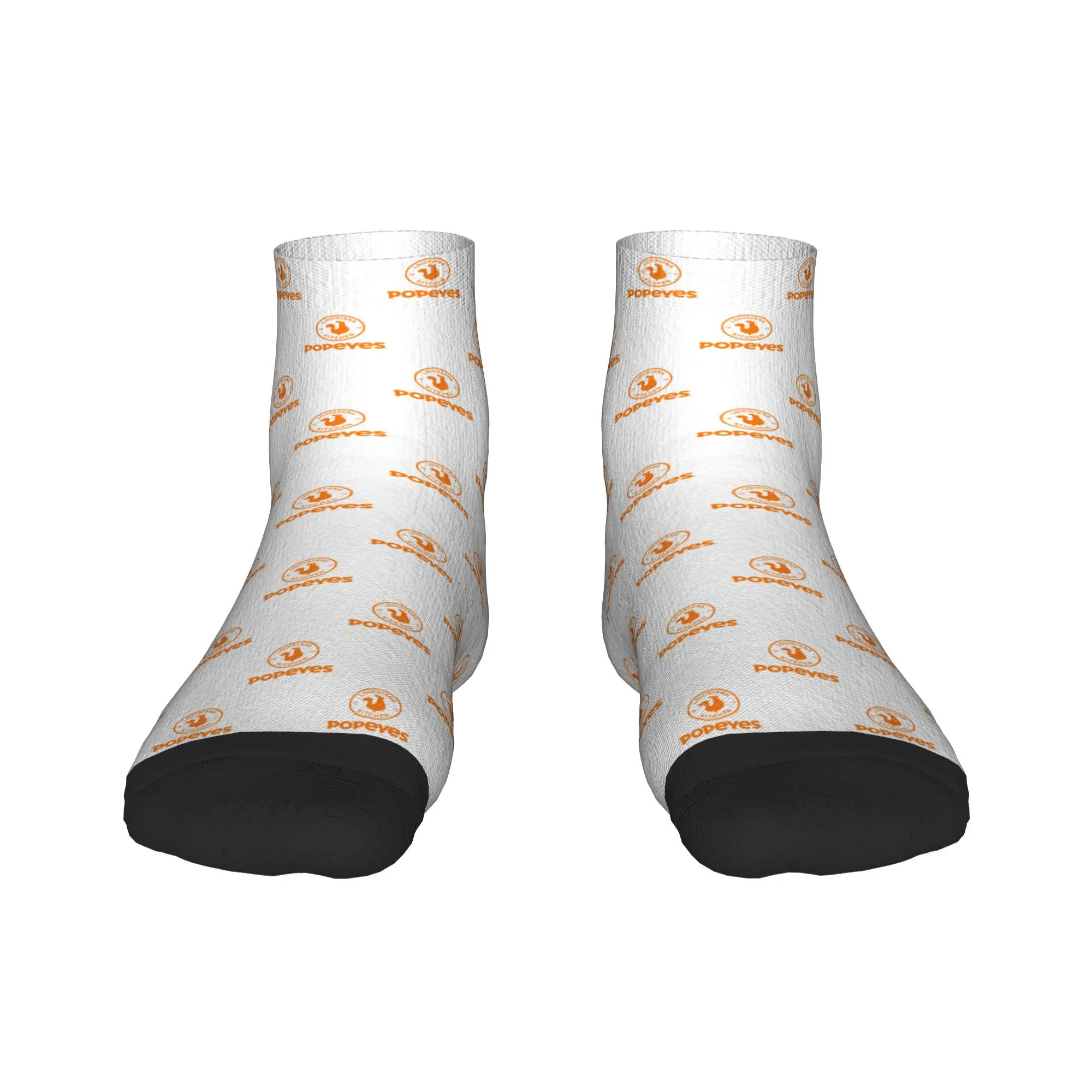 

Popeyes Logo With Symbol Socks Harajuku Super Soft Stockings All Season Socks Accessories for Man's Woman's Christmas Gifts