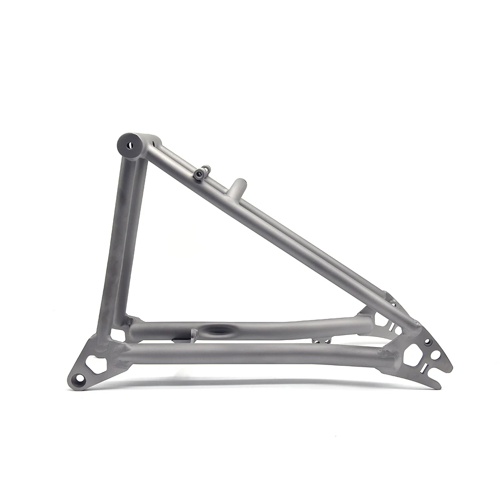 Titan Fahrrad hinteres Dreieck für p Linie für Brompton Fahrrad Vorderrad gabel Rahmen leichte 16 "Original größe Teile – Detail 14