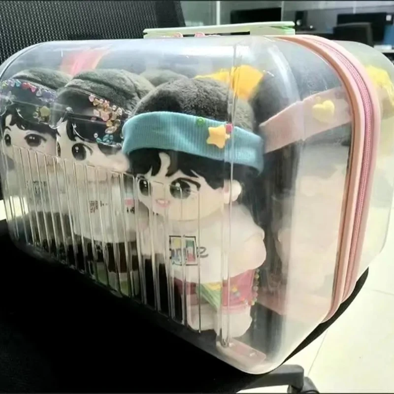 Pet Trolley Box Portable Large Capacity Double Transparent Cat Dog Carrier Bag Space Capsule Trolley Suitcase Pet Go Out Product