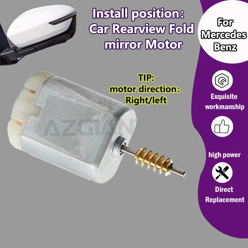 

AZGIANT FC-280ST-16200 For Mercedes Benz S-Class W221 2007 2008 2009 Car Door Side Mirror Electric Fold Motor electric adjust