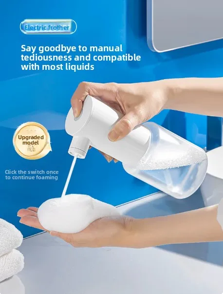 300ml Multi Function Foam  Machine Soap Dispenser  Electric Bubble Maker,ABS Material Foam watering can