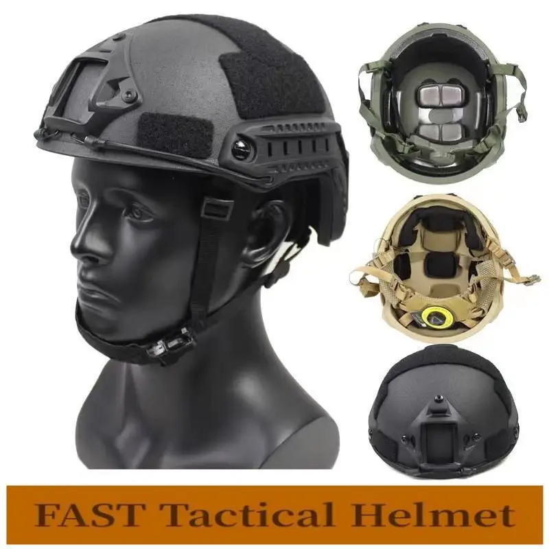 Tactical high ballistic cutting helmet, bulletproof armor, safety, NIJ IIIA fast black, military green, ballistic helmet