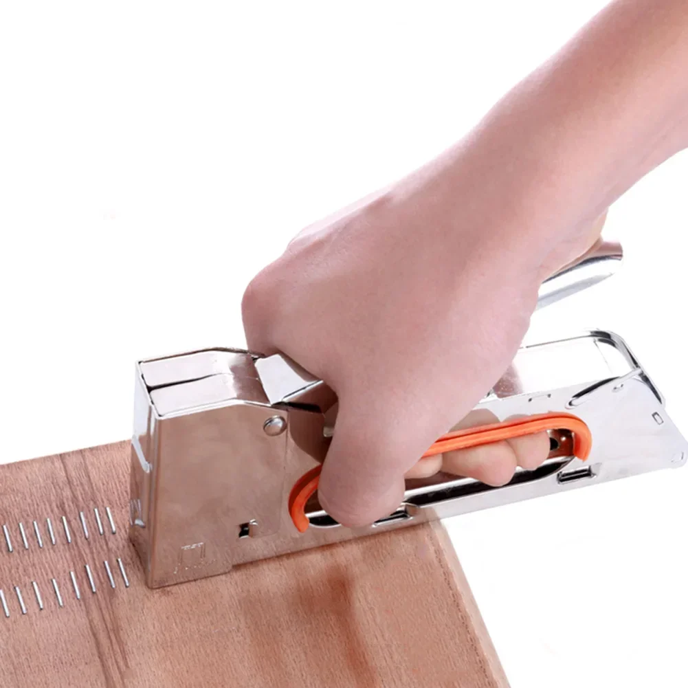 

Upholstery Stapler 4/6/8mm Paper Window Tacker Tools with 2400pcs Nails Stainless Steel for Woodworking for Furniture Binding