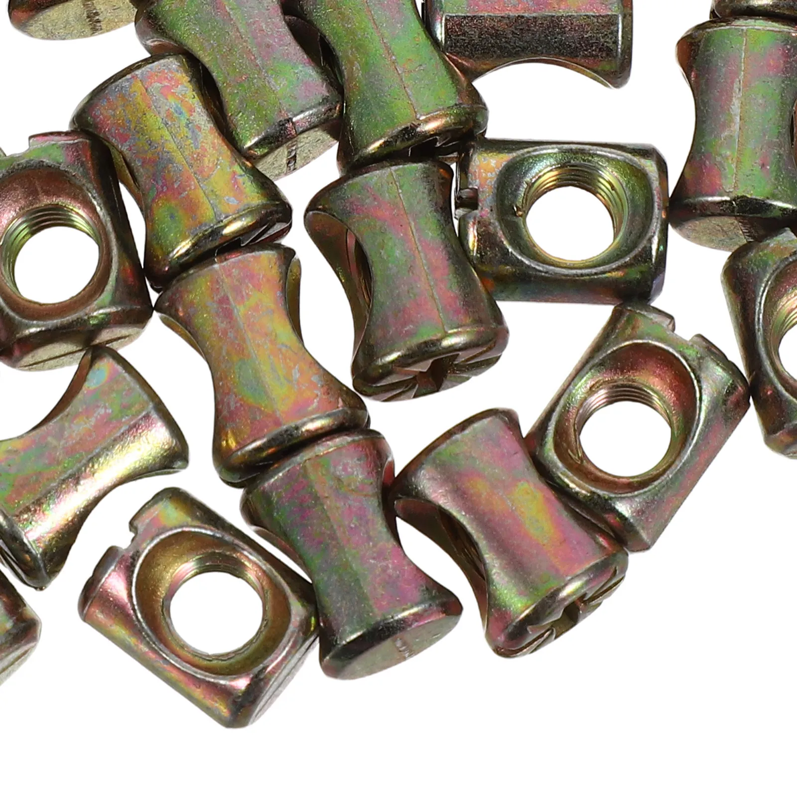 50Pcs M6 Slotted Barrel Nuts K - Furniture Hardware Barrel Nut recension och pris