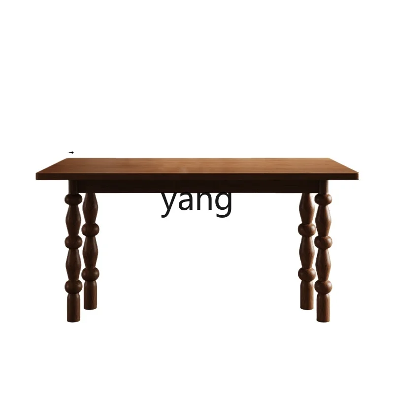 

L'm'm Solid Wood Dining Tables and Chairs Set Nordic Small Apartment Rectangular Dining Table