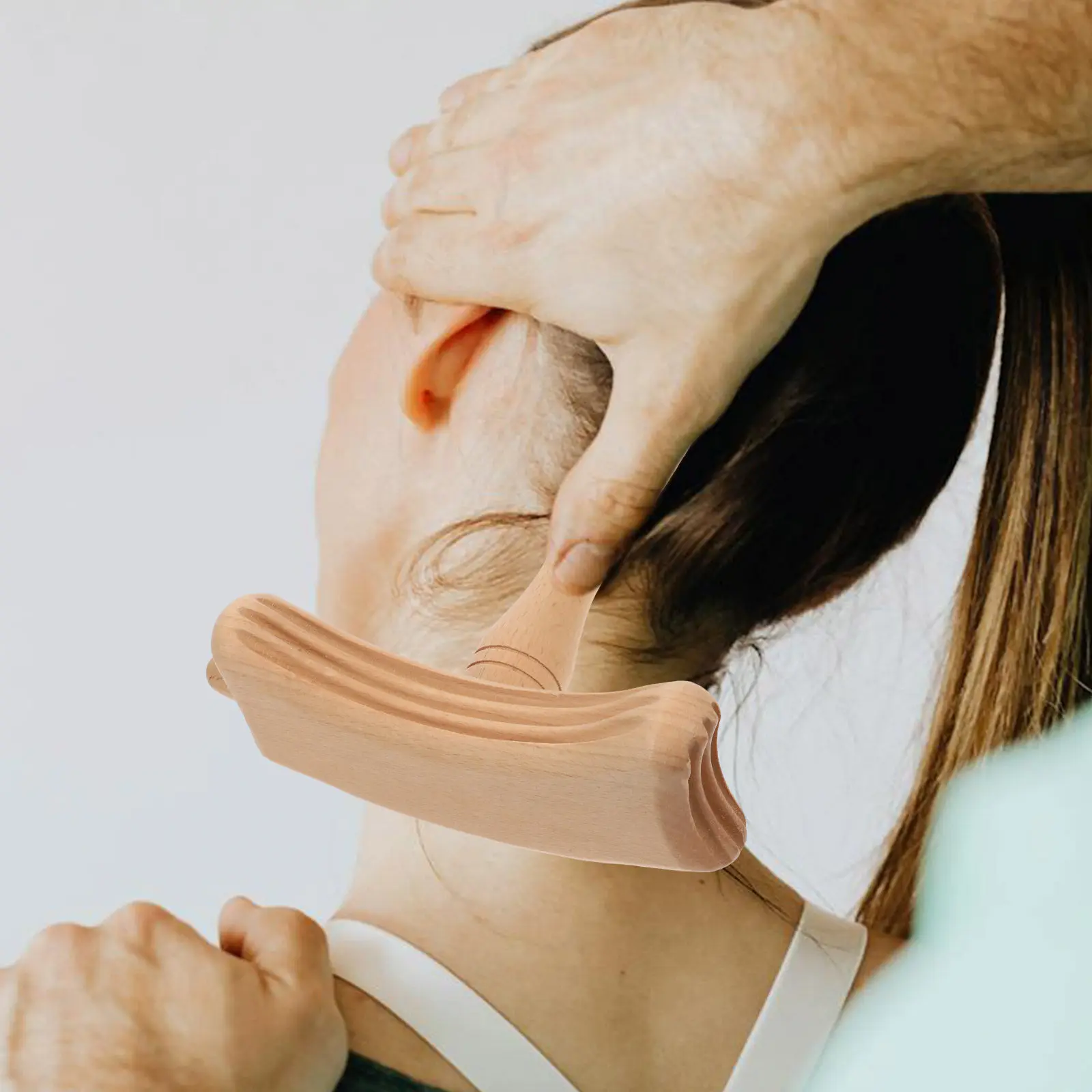 

Массажная палочка для шеи и спины, деревянный массажный инструмент, портативный массажер для снятия усталости, для дома и путешествий