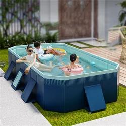 3M Large Pools For Family Swimming Pool Rectangular Inflatable Swimming Pool Bathing Tub Outdoor Toys For Adult Children Pool