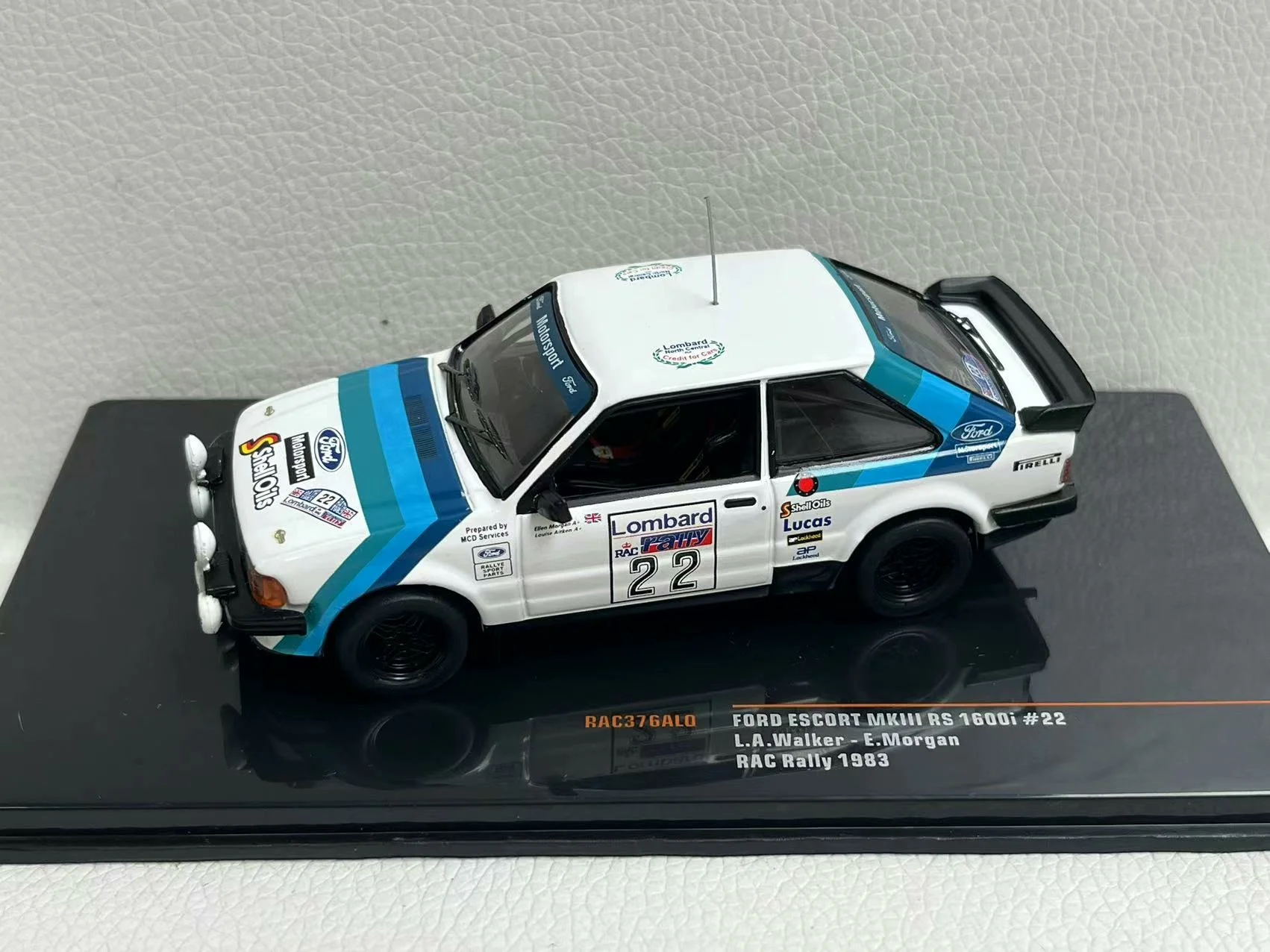 

Литой под давлением IXO масштаб 1/43 FORD ESCORT MKIII RS 1600i # 22 1983, модель автомобиля из сплава Ford Racing, Коллекционная игрушка, подарок, сувенирный дисплей