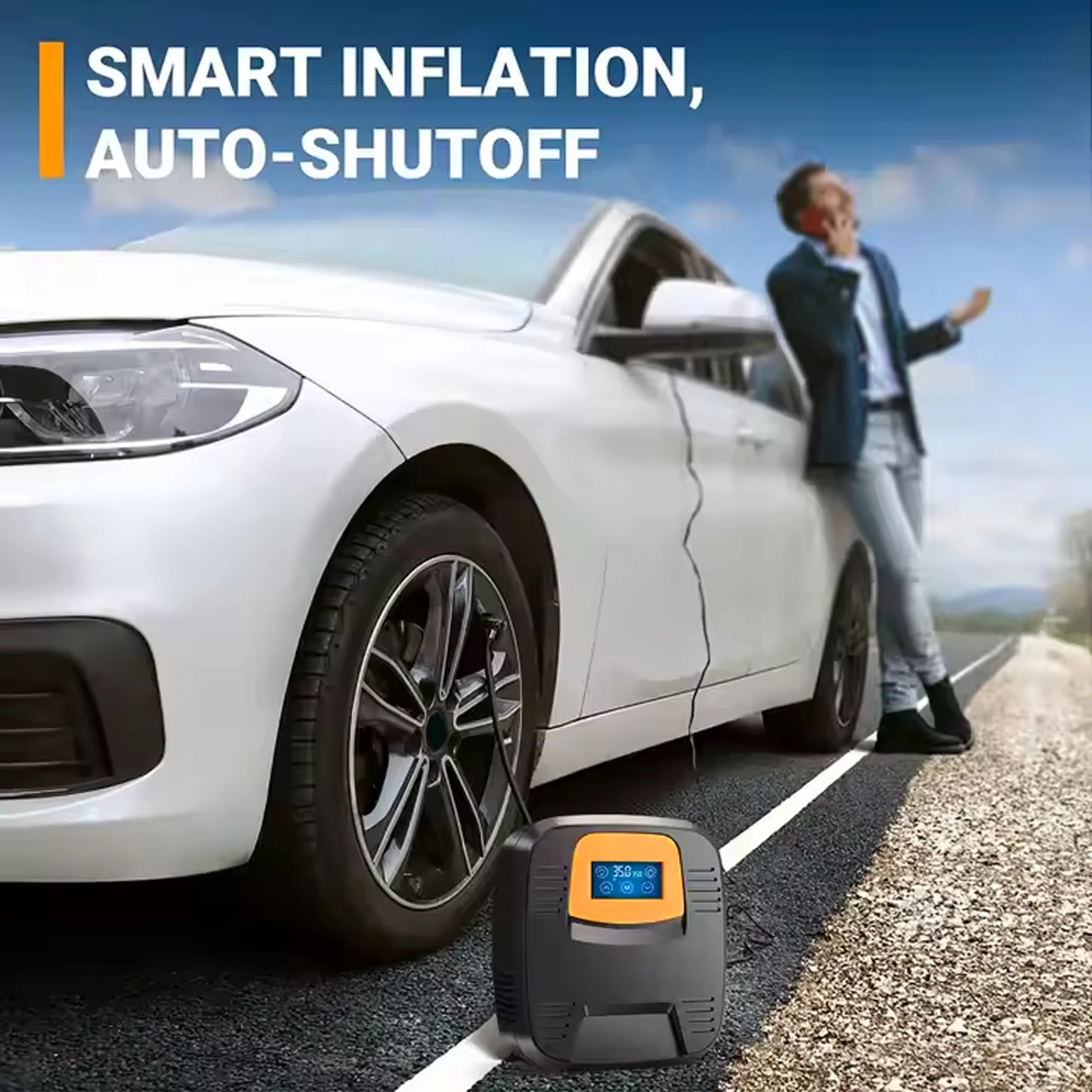 150PSI 車のインフレータポンプワイヤレスポータブル車のタイヤ電動インフレータポンプハイパワーインフレータポンプ