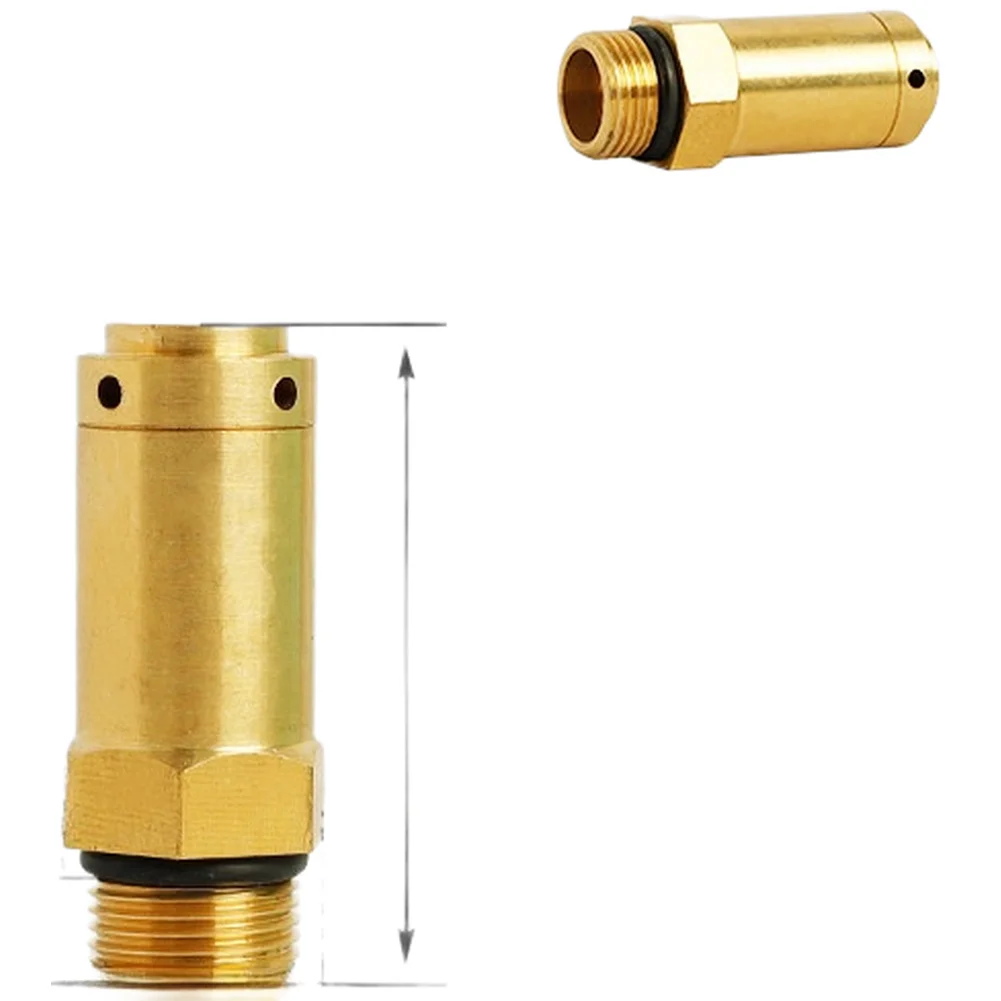 Brass Vacuum Safety Valve for Sealed For Solar Water Systems Air Admittance Pressure Relief 3/8 1/2 3/4 Inch Male Thread