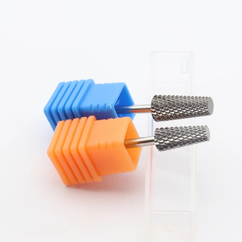 Nuevo 1 Uds. Taladro eléctrico profesional de cabeza plana para decoración de uñas, herramienta de manicura y pedicura, accesorios, broca de carburo para uñas