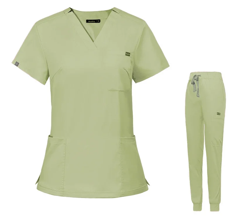 Sala de cirurgia Conjunto Uniforme Médico, Hospital Trabalhando Scrubs, Suprimentos Médicos, Enfermeira Cirurgia Dentária Terno, Workwear Atacado