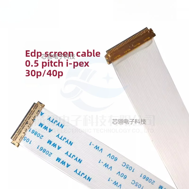 2PCS New EDP 30Pin 40Pin 0.5MM Ribbon Cable AWM 20706 105C 60V VW-1 Forward Reverse Direction LCD 10CM 15CM 20CM 30CM