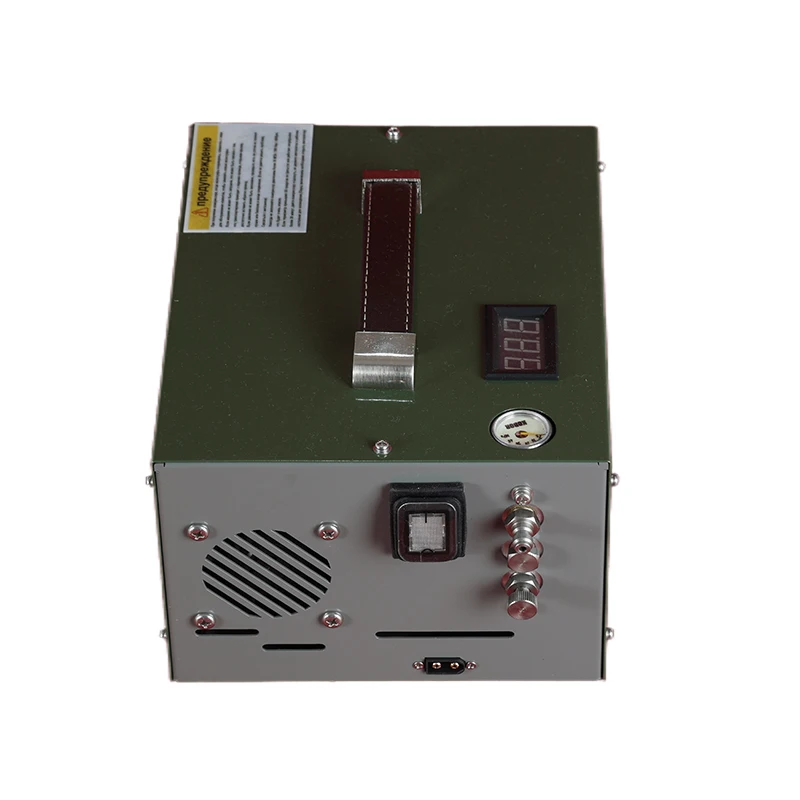 300Bar 12V PCP Compressor de ar 4500Psi Protable Compressor de alta pressão embutido 12V Power Auto-stop Rifle de mergulho