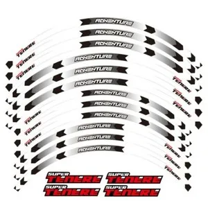 

Wheels Hub Stickers Motorcycle Accessories Reflective Decals Stripes For YAMAHA SUPER TENERE XTZ1200