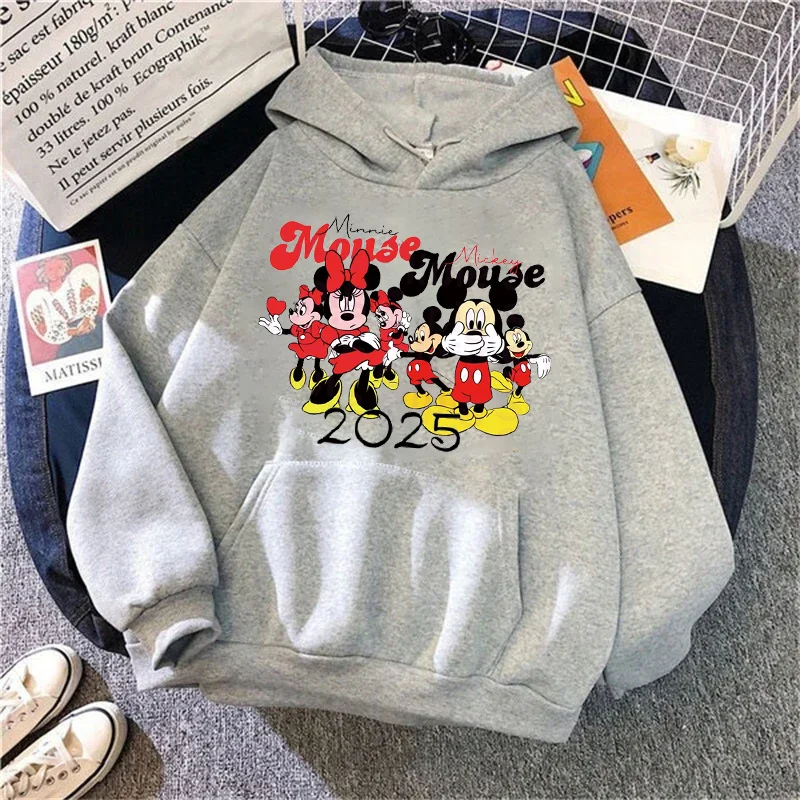 Creative Design disney duck Mickey graphic Women\'s hoodies casual Long Sleeved Sweatshirt New Fashion Harajuku pullovers tops