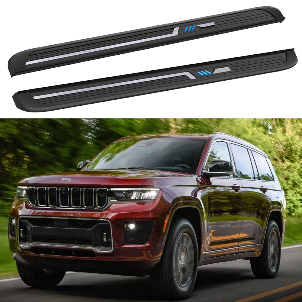 Fits For Jeep Grand Cherokee 2022 2023 2024 Running Boards Side Steps Nerf Bars