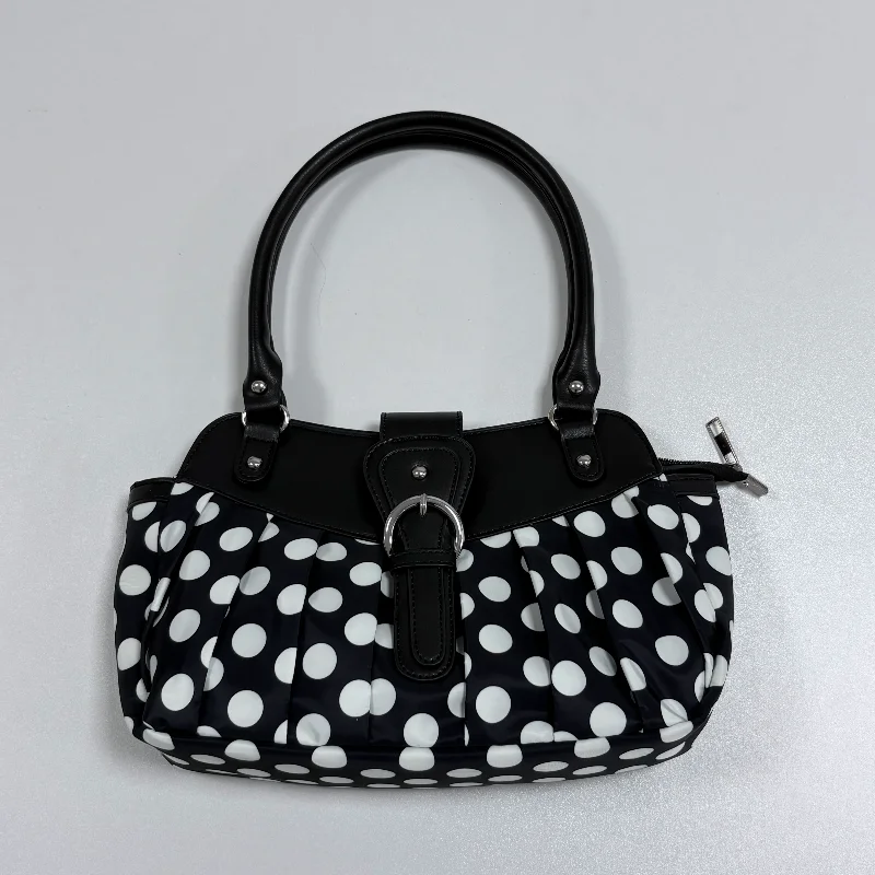 Niche Rivet Patchwork Design Handbag Stylish Women's Belt Buckle Design Shoulder Bag Retro Y2k Polka Dot Motorcycle UnderarmBag