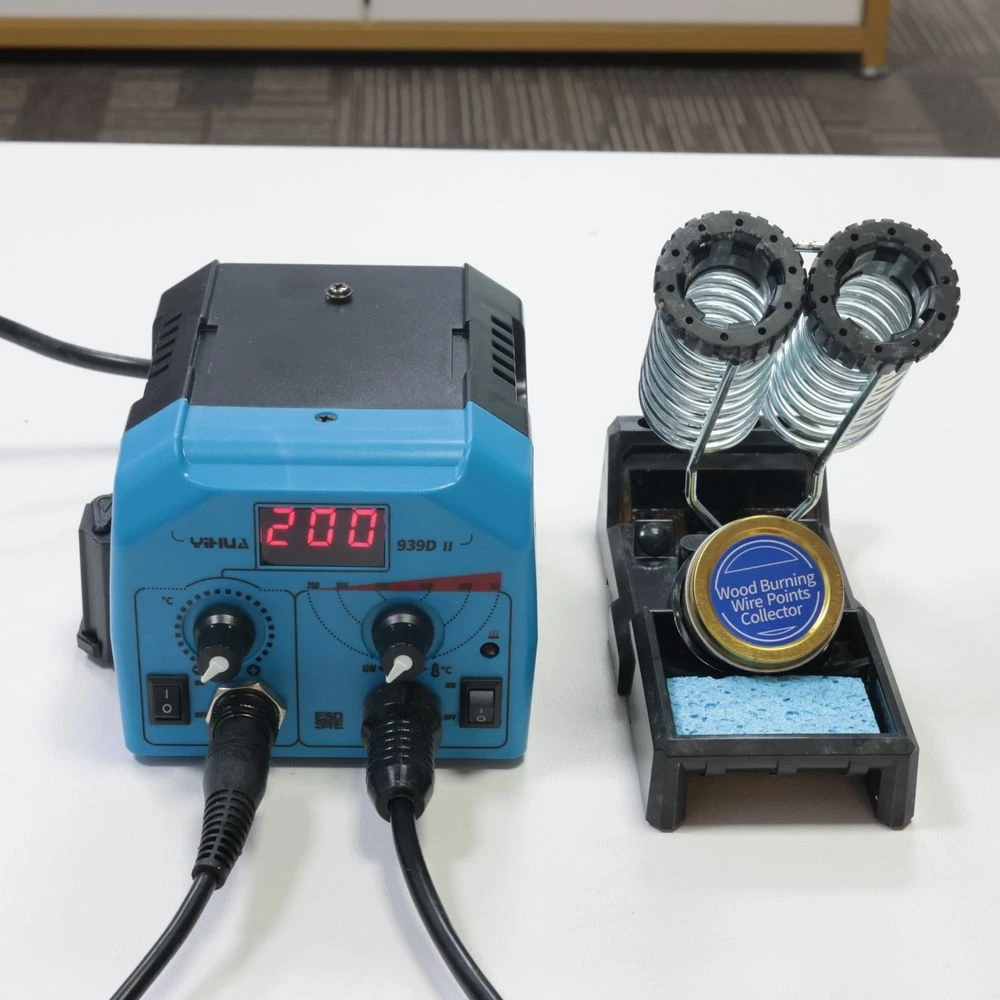 

YIHUA 939D II digital display double handles Craft Branding Iron Kit with 20 Patterns & Soldering Function