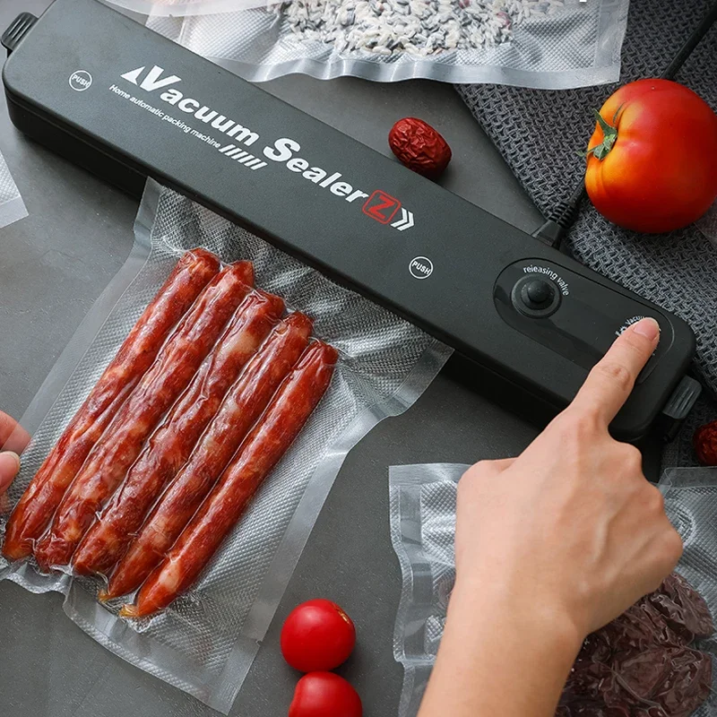 Food Vacuum Sealer - Includes 10 Bags for Packaging