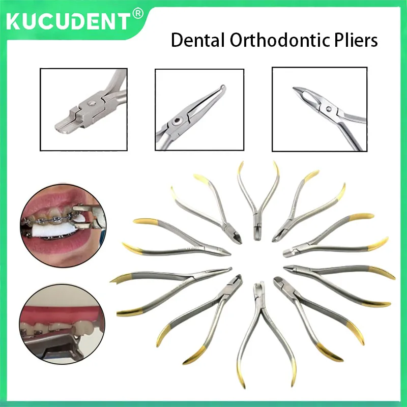 

Ортодонтические стоматологические плоскогубцы, резак для расстояния, лигатурный резак для стяжек, резиновая лента, удаление щипцов, стоматологический инструмент из нержавеющей стали