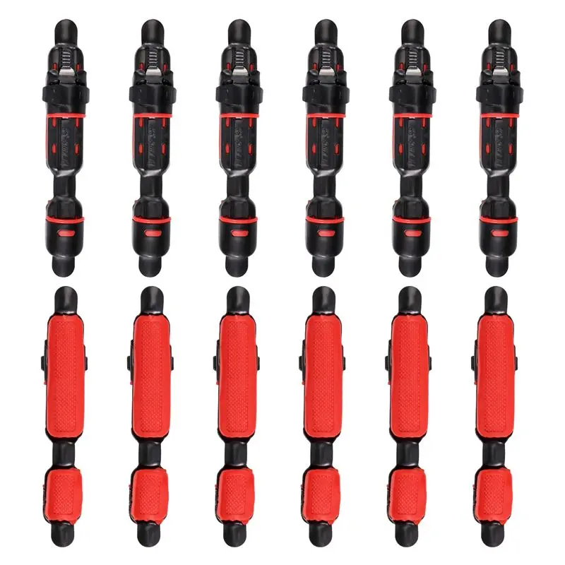 ABLB-12Pcs Reel Seat Deck Fishing Rod Clip Fitted Wheel Reel Rubber Cushion Tools Accessory Holder Fishing Tackle view 3