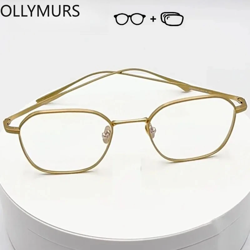 

OLLYMURS компьютерные очки по рецепту женские и мужские модные многоугольные оправы для близорукости фотохромные очки с защитой от синего света