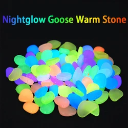 50/100 Stuks Glow In The Dark Tuin Kiezels Voor Trottoir Tuin Terras Gazon Tuin Patio Aquarium Aquarium decoratie Glow Steen