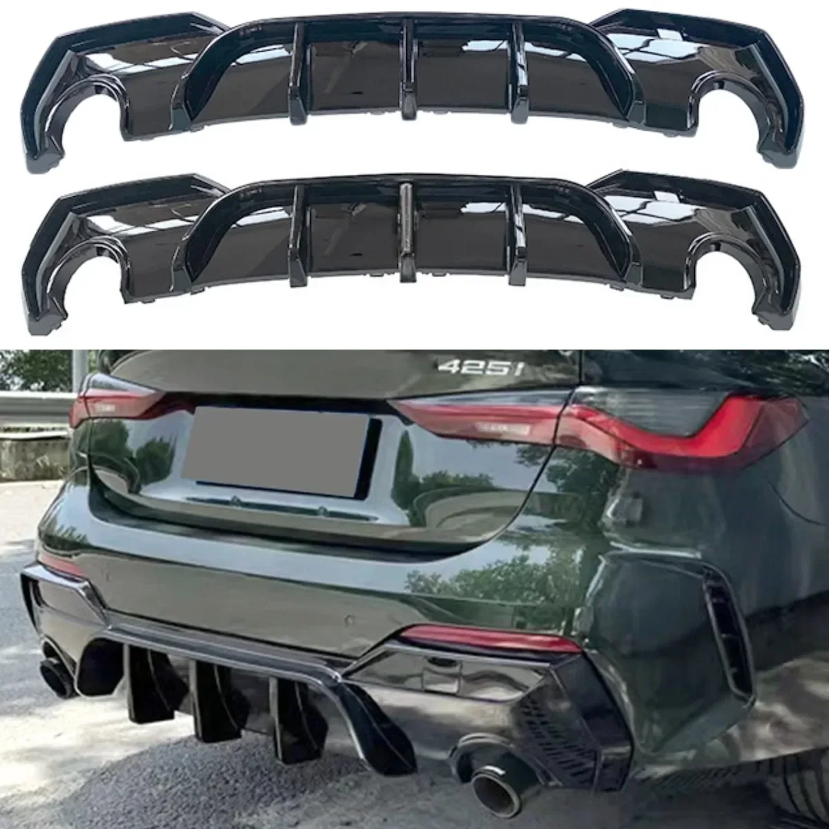 For 4 Series G22 G23 2020-2024 Body Kit Rear Bumper Splitter Bumper Guard For BMW 4 Series G22 G23 2020-2024 Car Accessories