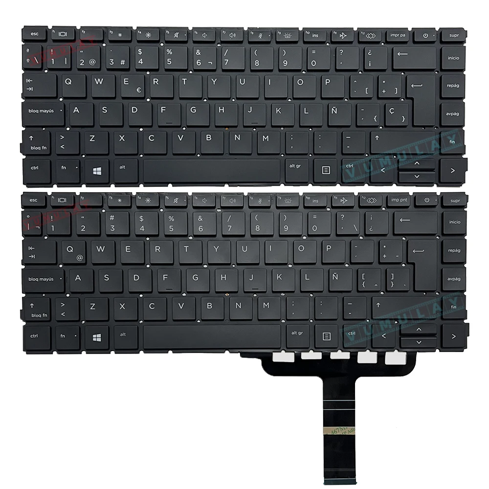 Teclado retroiluminado latino/español para HP ProBook 440 G9 445 G9 440 G10 445 G10,640 G8 645 G8 G9 G10 EliteBook 640 G9 G10