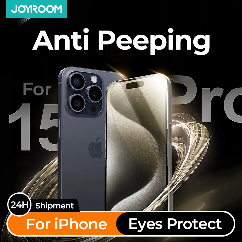 Joyroom Privacy Screen Protector for iPhone 15 14 Pro Max 6.2