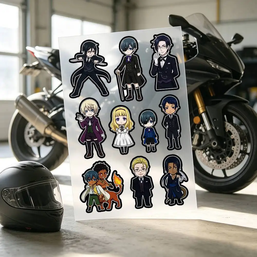 Black Butler Stickers Auto Body Bumper Windows Motorcycle Laptop Walls Vinyl Decal Car Tuning Accessories