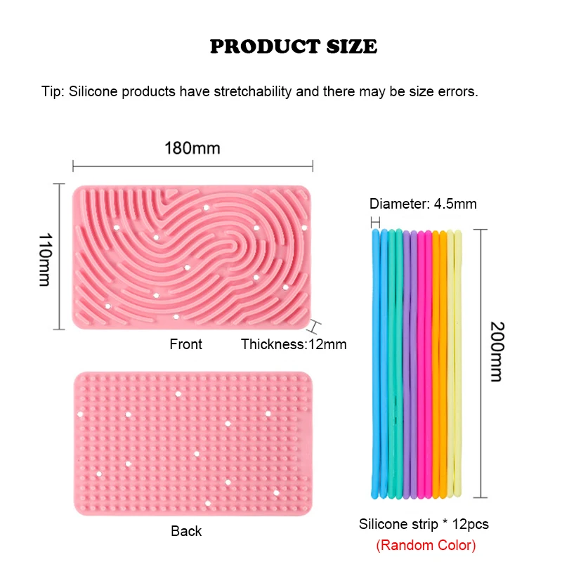 1 قطعة ترقية سيليكون لوحة النشاط الحسي تململ مكافحة الإجهاد لعب للأطفال DIY بها بنفسك الإبداعية ثلاثية الأبعاد لغز لعبة الفتيان والفتيات الهدايا #6