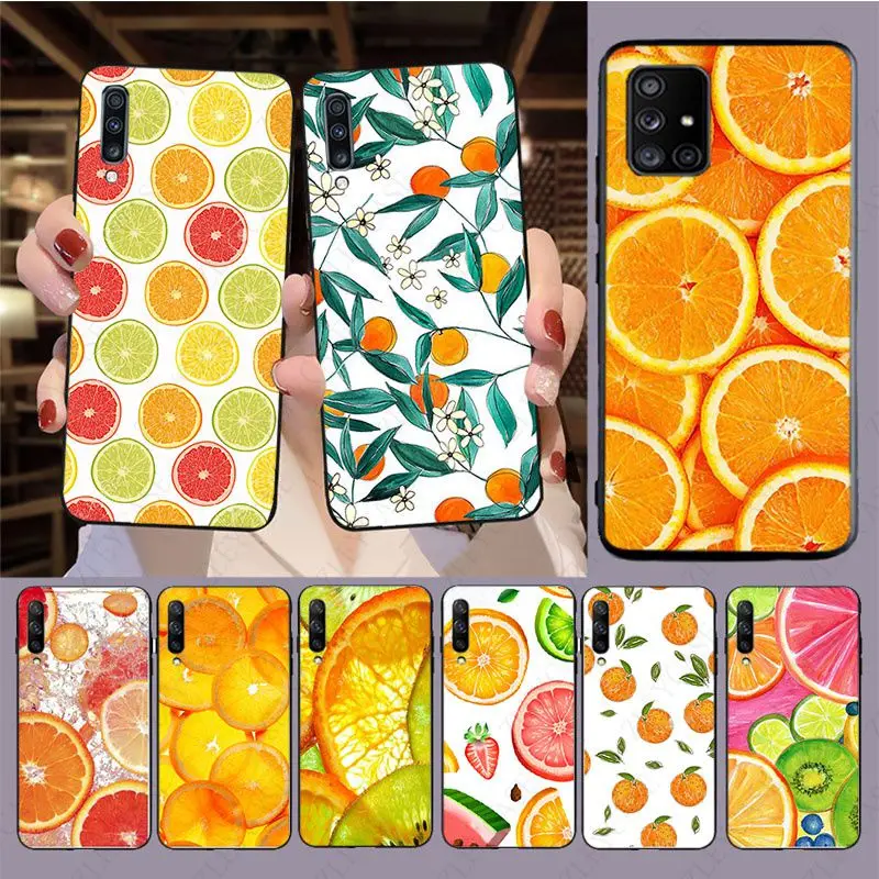 coque fresh orange fruit Phone Cover For samsung Galaxy A14 A53 A13 A12 A40 A22 A23 A32 A34 A50 A51 A52S A54 A70 A71 A73 5G case