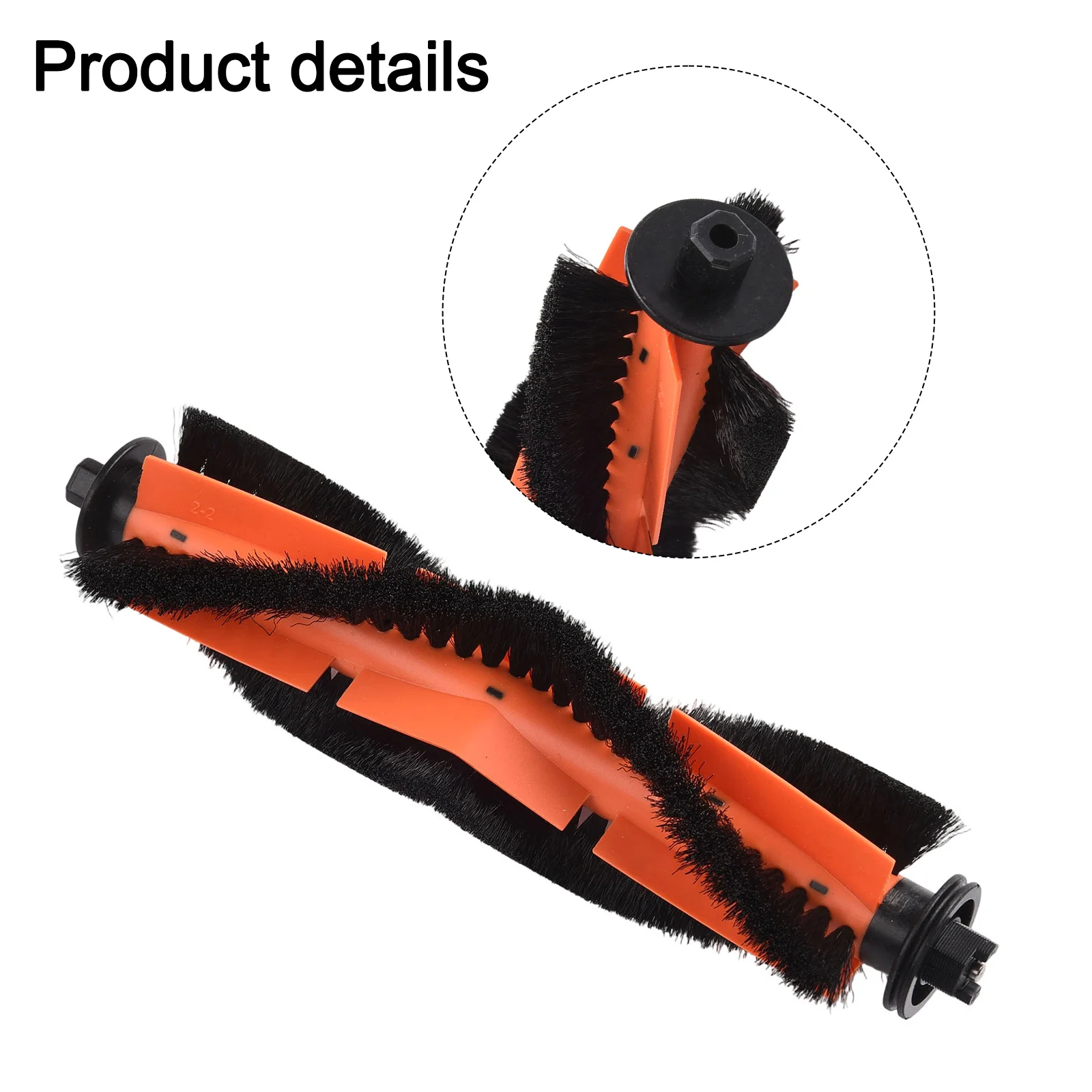 Main Brush Replacement Part for MONSGA MS1 MAX Robot Vacuum Cleaner Helps Capture Dust Dirt and Debris for Cleaner Floors