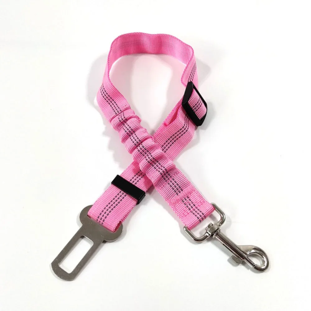 

New Adjustable Dog Seat Belt Elastic Durable Dog Leashes Retractable Car Seat Belt Harness Pet Supplies